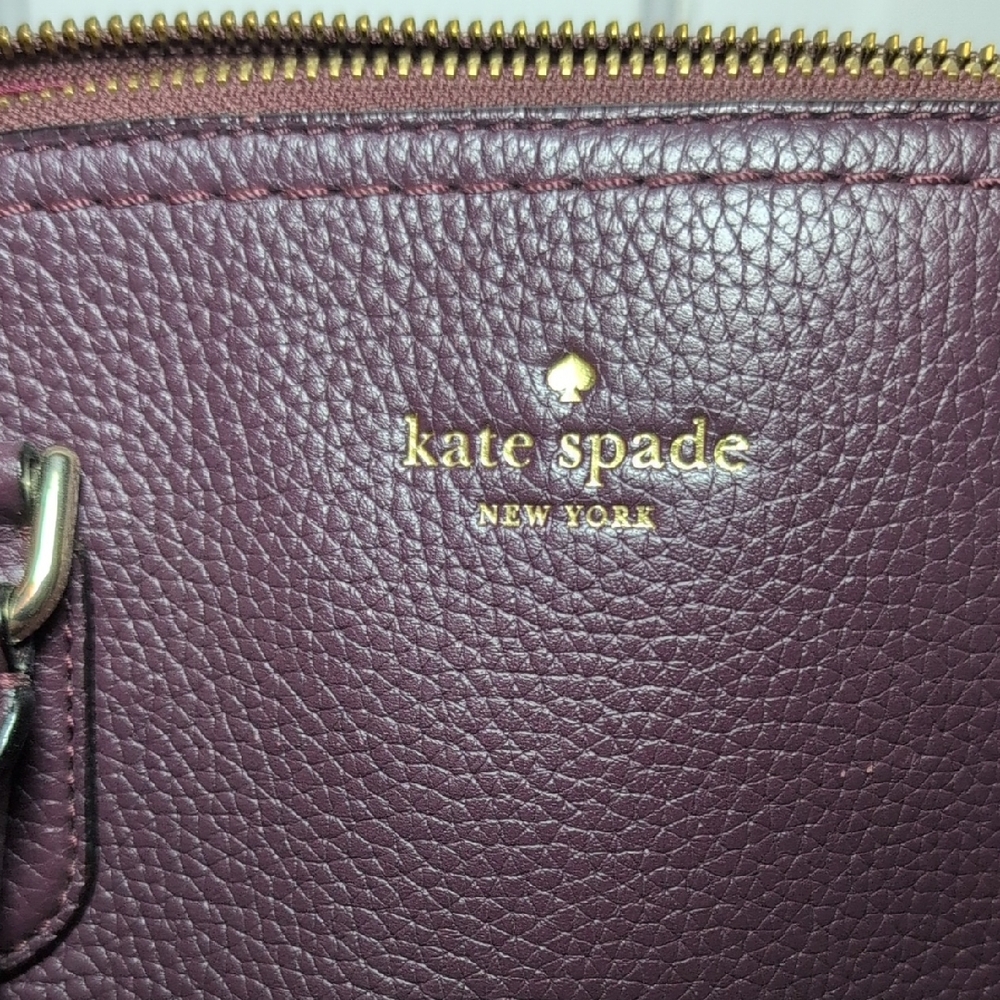 Kate Spade Purple Satchel with Tassel Detail - Picture 2 of 5